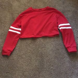 Cropped Athletic Sweatshirt
